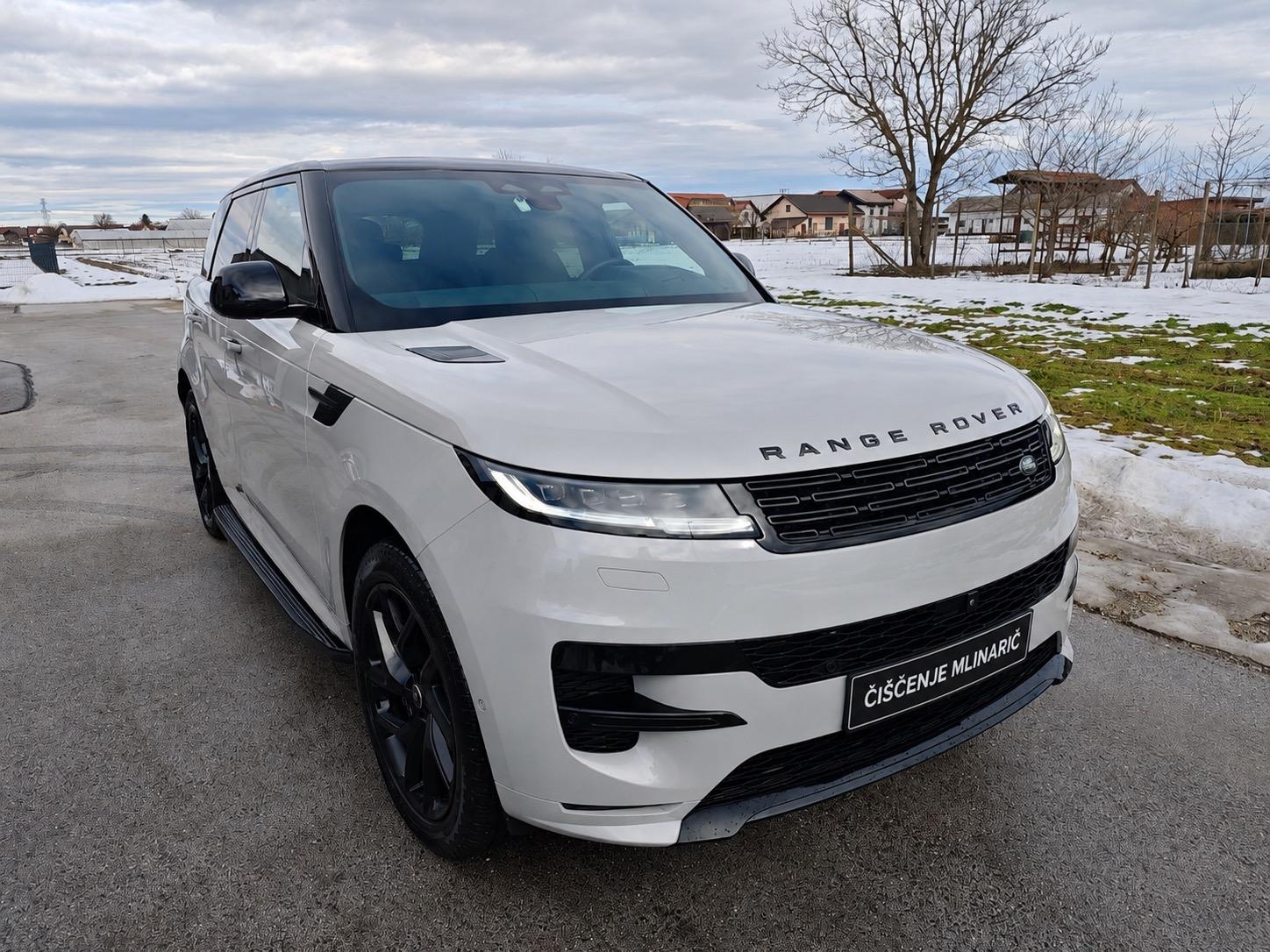Bel Range Rover po čiščenju Mlinarič